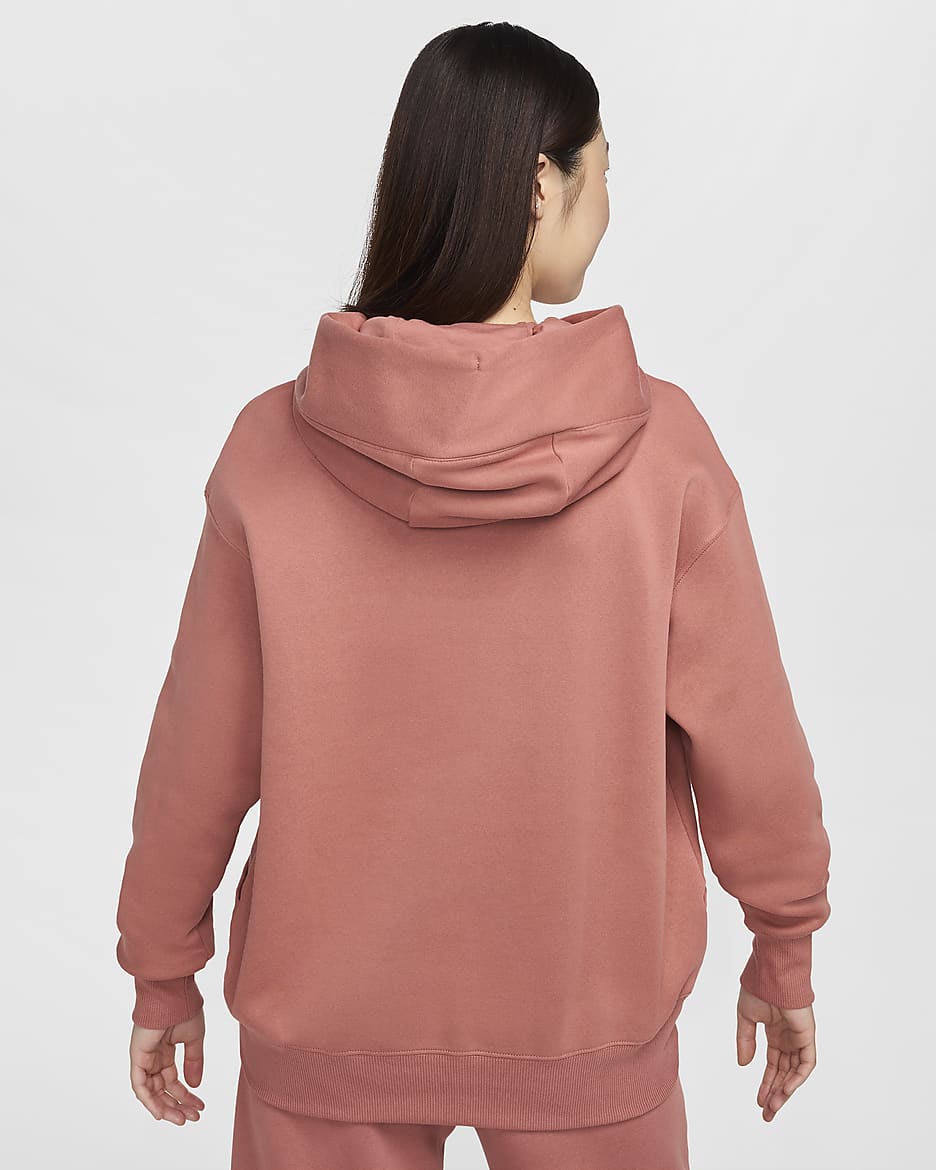 Nike pullover hoodie pink best sale